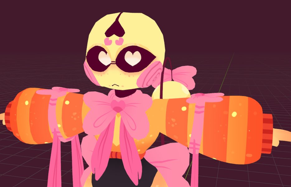 PoppetsVR's tweet photo. 🎀  — ( DO NOT REPOST ELSEWHERE )
   • Finished commission for laffytaffywaffy •

——

💛 — 15$ ( + 15$ on maskys part ) 

+ Time taken 4 1/2 hours • For #VRChat • One same day as order https://t.co/HFXTVTklLk