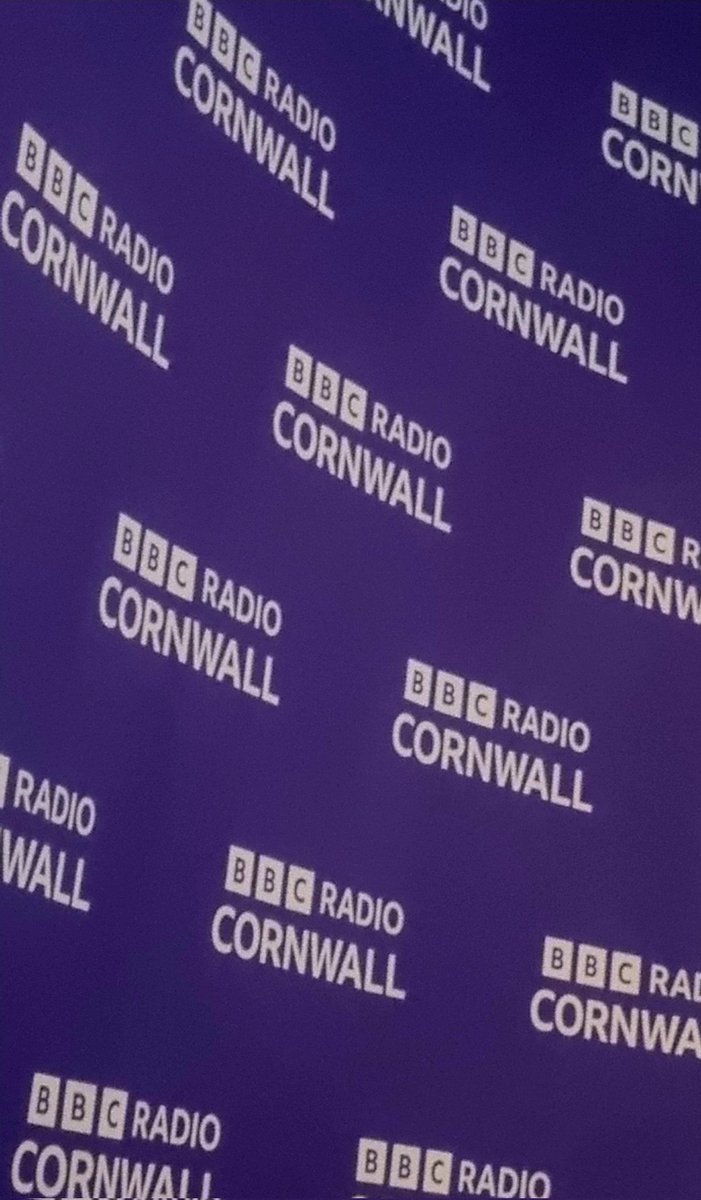 Back at the <a href="/BBCCornwall/">BBC Cornwall</a> with <a href="/radiowoodley/">Matt Woodley</a> this morning.
I would include a pic of me...but no-one wants that at this time in the morning.