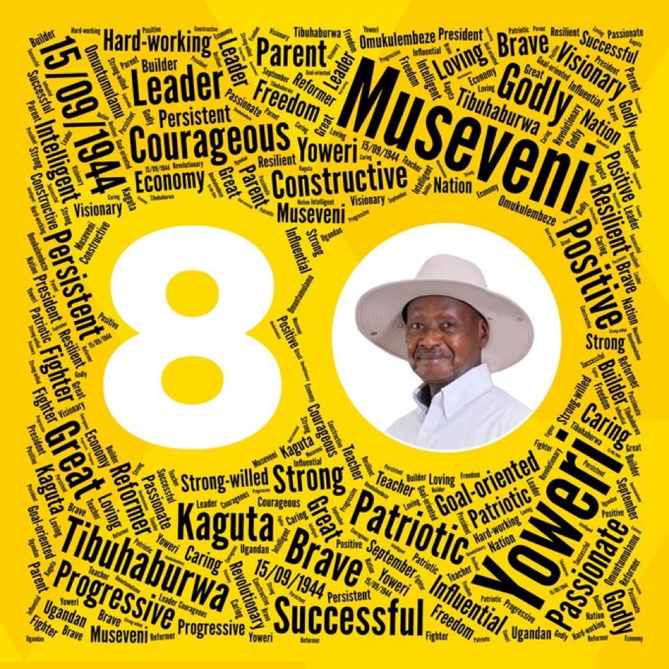 AlyshaKizito's tweet photo. Who else is excited to celebrate mzee wa Kazi
Long Live H.E @KagutaMuseveni, Long Live the Pearl of Africa🇺🇬
#Birthweek 🥳 https://t.co/2DhI4R9Rrf