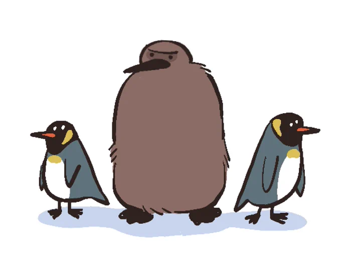 I love you, giant surly penguin baby 