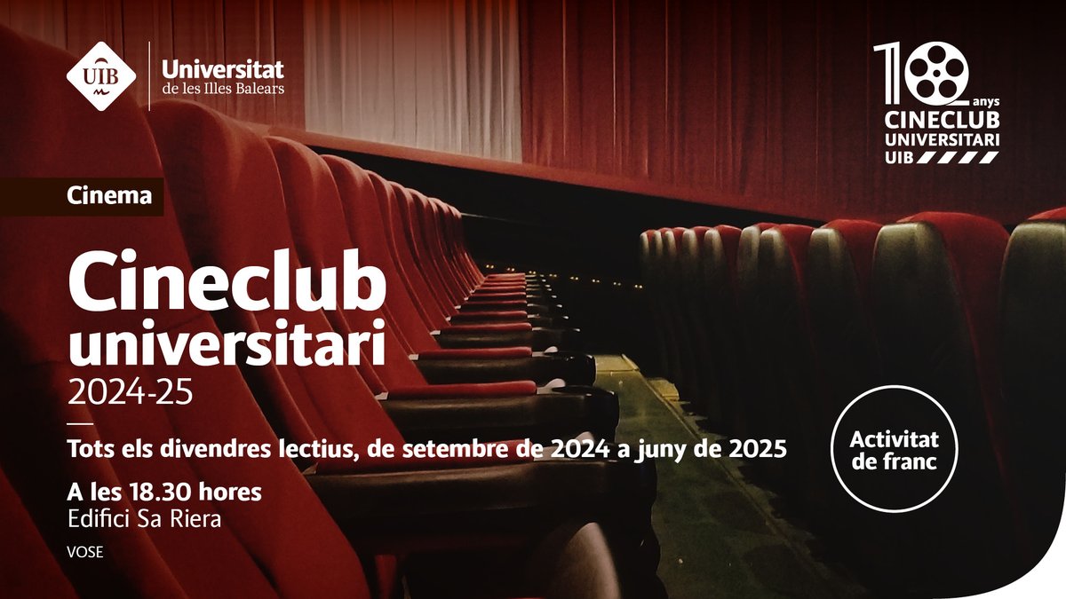 #AgendaUIB | 🗓️ Presentam algunes de les activitats programades de la #UIB!

🔗 Pots consultar l'agenda completa i més informació sobre els esdeveniments a: agenda.uib.es/welcome
