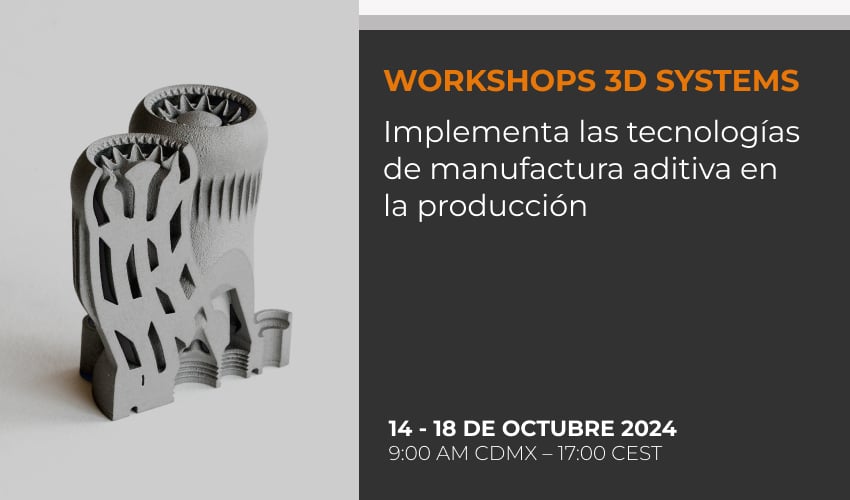 Workshops 3D Systems: Implementa la manufactura aditiva en la producción dlvr.it/TD0YGJ