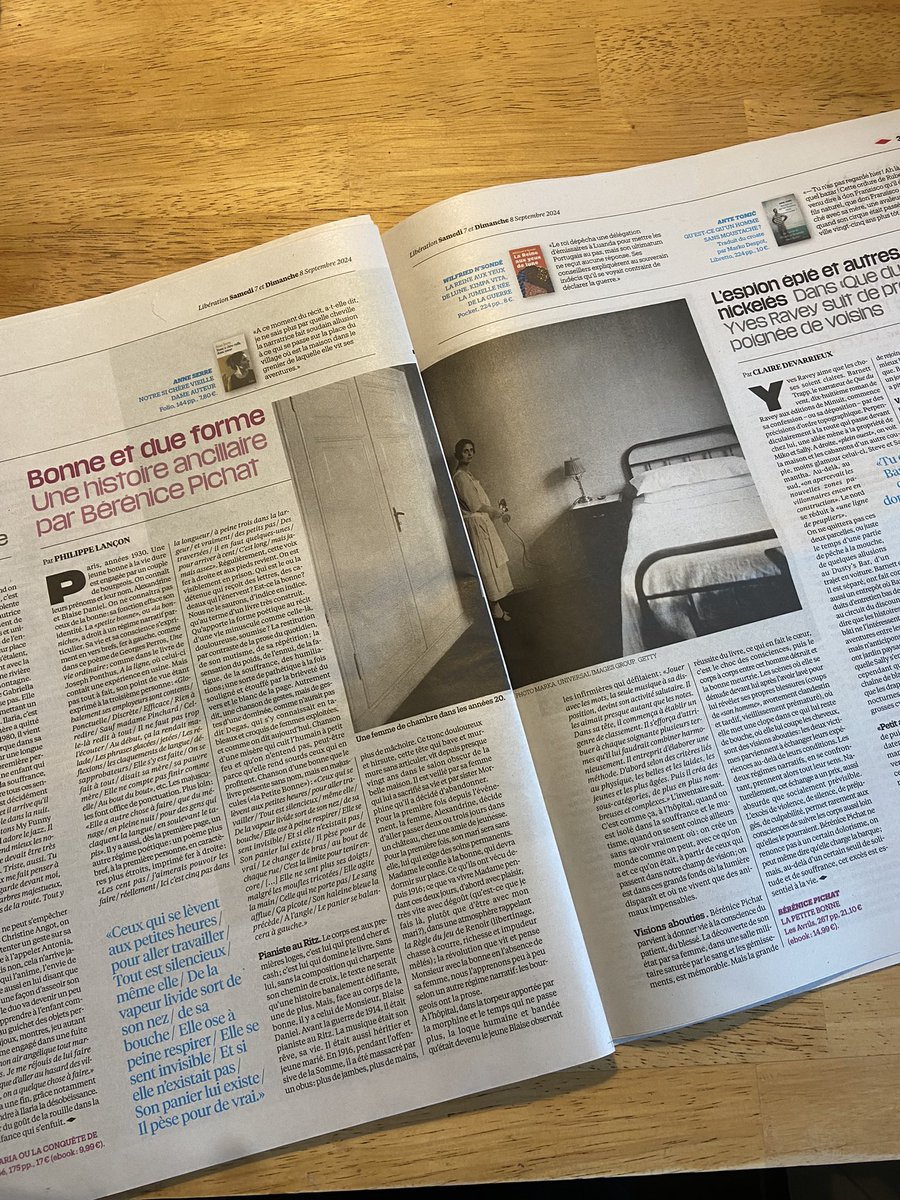 Les Avrils (@lesavrils) on Twitter photo Dans <a href="/libe/">Libération</a>, l’incroyable papier de Philippe Lançon à propos de « La Petite Bonne » de Bérénice Pichat 🔥 Dans <a href="/libe/">Libération</a>, l’incroyable papier de Philippe Lançon à propos de « La Petite Bonne » de Bérénice Pichat 🔥