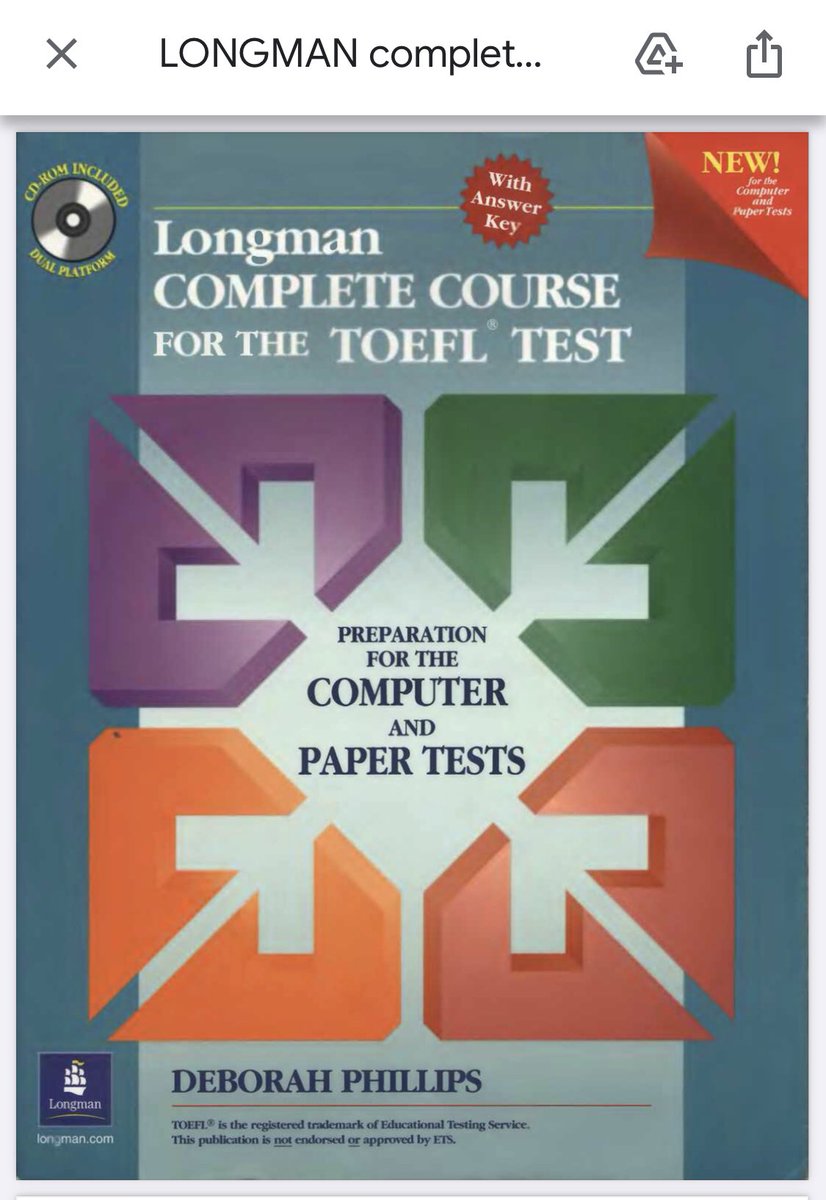 backwithcereal's tweet photo. Hi! aku mau bagi EBOOK LONGMAN COMPLETE COURSE TOEFL dengan KUNCI JAWABAN secara GRATIS!

Dapatkan link download ebooknya dengan cara:
-follow akun ini 
- comment “done”

Akan aku kirim link download bukunya lewat dm! thank you😊💓

#IISMA #lpdp #TOEFL #izmir https://t.co/wmPkunICqj