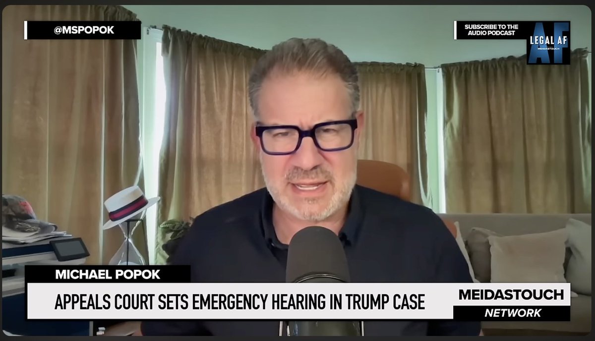 THEIALX's tweet image. Appeals Court CALLS SOS Hearing after Trump #FILING
2024 0908

Legal AF Podcast / MeidasTouch
In a new order, the #SecondCircuit #CourtofAppeals has set an #emergencyhearing and assigned a new 3 judge panel to decide whether Trump gets to drag his state court criminal conviction…