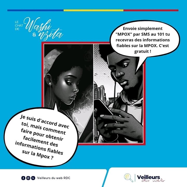 ADjaloola's tweet photo. Découvre dans cette conversation comment faire pour avoir des informations fiables sur la Mpox.

Ensuite, dis-nous avec qui tu aimerais partager cette pratique.

#StopMpoxRDC https://t.co/1FvpLSrRJQ