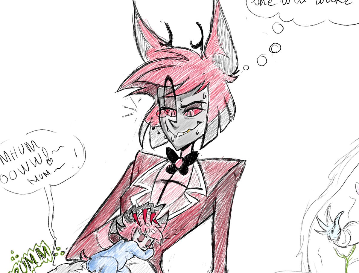 Snakehoos's tweet photo. TW VORE
Emberlynn Pinkle did everything to annoy Alastor in the hope of getting swallowed. Her screen background really made me tick on this potential fetish.

Alastor regrets

#Hazbinhotel #alastor #vore #hazbinhoteloc #hazbinhotelalastor #helluvaboss #emberlynnhelluvaboss #oc https://t.co/BrL7wAuv7z
