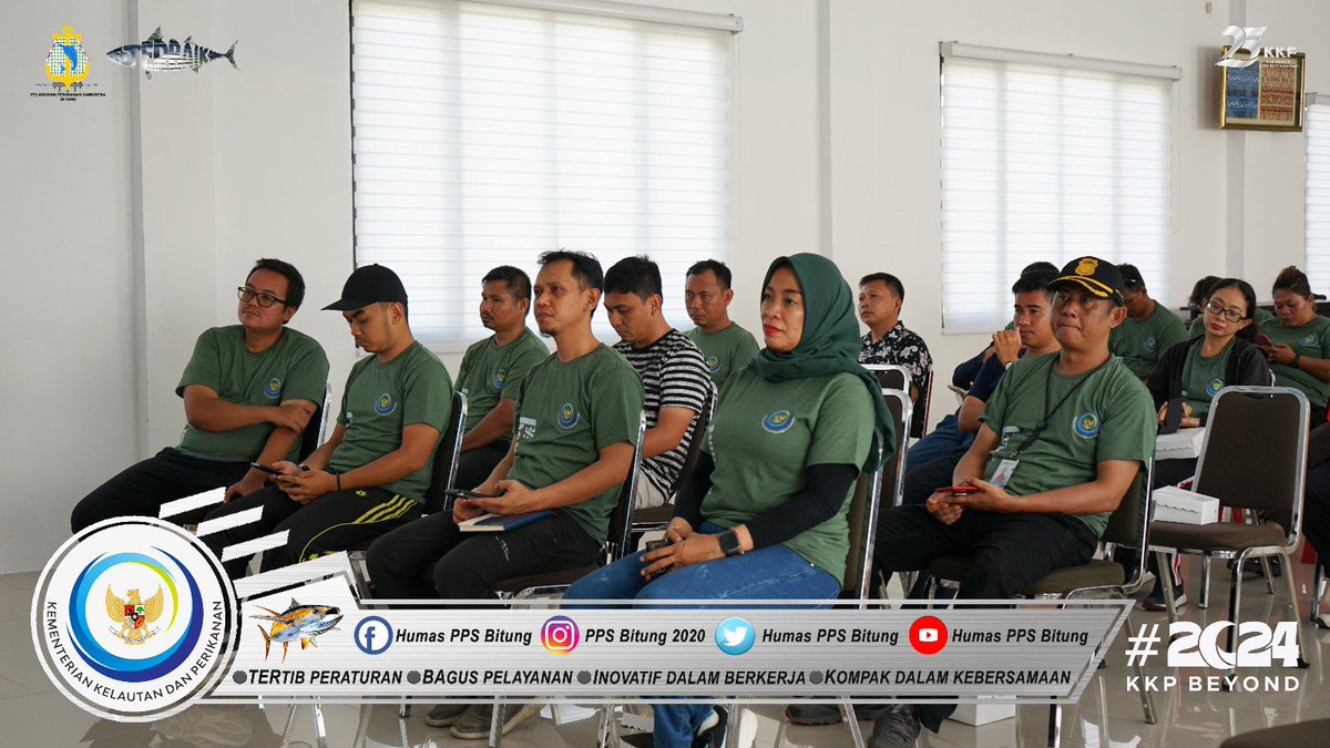 Humas_PpsBitung's tweet photo. #SahabatBahari Kepala PPS Bitung membuka kegiatan Peningkatan Pelayanan Prima pegawai PPS Bitung, kegiatan ini dalam rangka untuk menanamkan core value BerAkhlak dan juga moto PPS Bitung yaitu TERBAIK kepada seluruh pegawai, agar terciptanya pelayanan yang prima kepada masyarakat https://t.co/00KgfJt0Cn