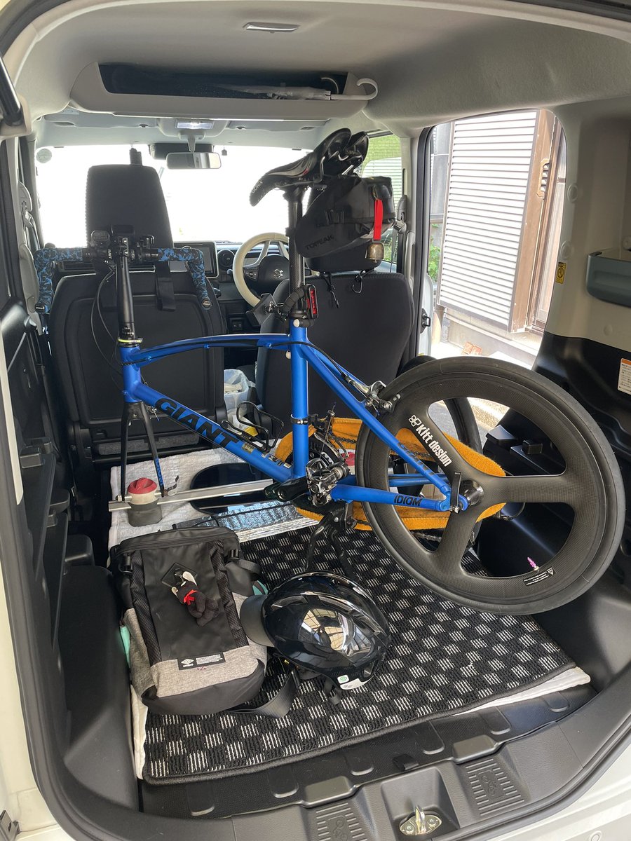 0Idiom's tweet photo. #トランポ #車積載 #minoura #idiom0
#nk33v #spacia #spaciabase #小径車
#minivelo https://t.co/35CMyt4vFF