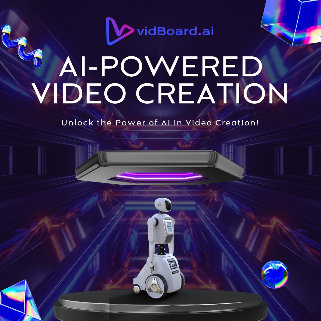 🚀 Unlock the Future of Content Creation with AI-powered Video Creation! 🎥✨

👉 #AI #VideoCreation #ContentMarketing #VideoEditing #vidBoard #AItools