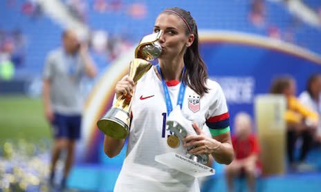 So many years, so many goals, so many moments, so many trophies… 

📌224 appearances 
⚽️123 goals
🥇Olympic Gold and Bronze medalist 
🏆Two time World Cup winner

 Good luck on your next adventure <a href="/alexmorgan13/">Alex Morgan</a>! 🐐

#ThankYouAlex