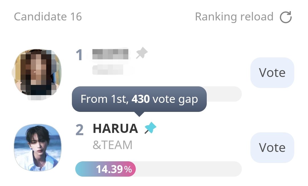 andMYLUNE's tweet photo. Voting starts NOW!
Vote for HARUA!

:::Install Idol Champ app and starts voting!:::

⏰ Voting period: Until 9/15 (Sun) 23:59

#andTEAM_HARUA #하루아 
#KSTAR #IDOLCHAMP #SupportAd #ShinOkubo https://t.co/qow11b3pD1