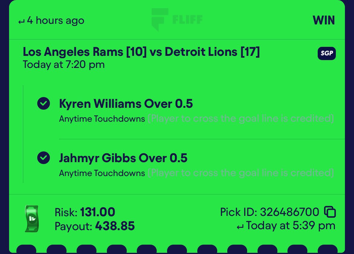 CrouchPicks's tweet image. Thats a wrap.