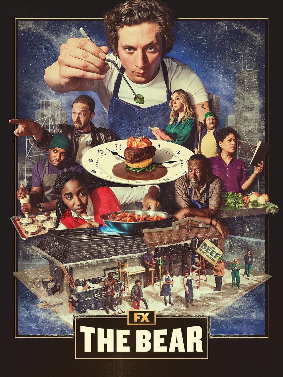FilmUpdates's tweet photo. ‘THE BEAR’ has already won 7 Emmys ahead of the main ceremony next week.

• Outstanding Cinematography
• Outstanding Sound Mixing
• Outstanding Sound Editing
• Outstanding Picture Editing
• Outstanding Casting in a Comedy Series
• Outstanding Guest Actor in a Comedy Series (Jon Bernthal)
• Outstanding Guest Actress in a Comedy Series (Jamie Lee Curtis)