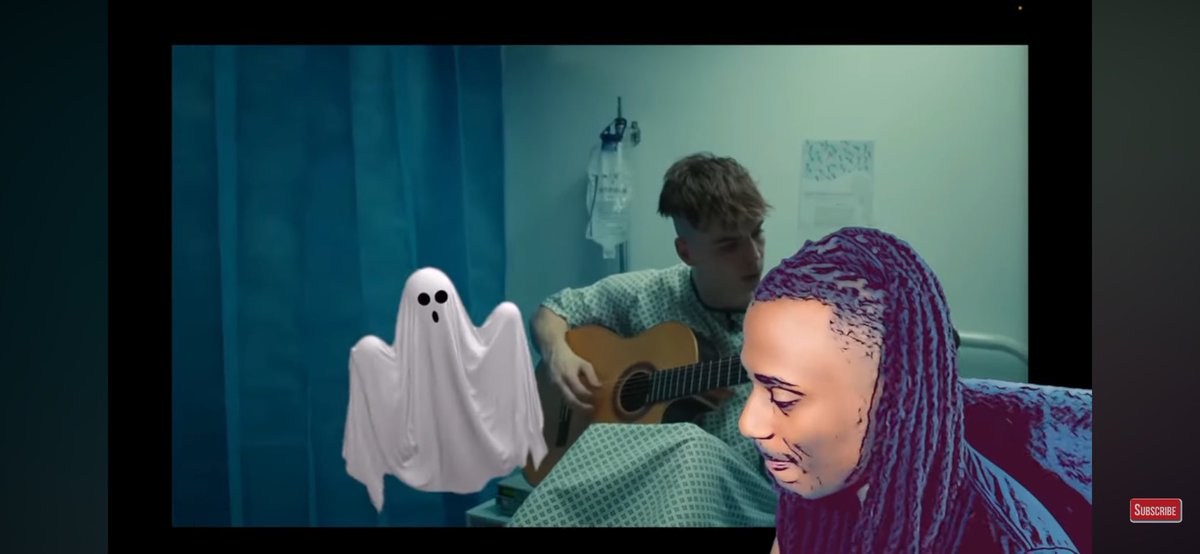 Hattttie's tweet photo. @BiggerPace @im_MichelleShow @Renmakesmusic “Do you identify as a ghost?” Came so out of left field I laughed out loud https://t.co/8wpkYXaxmr