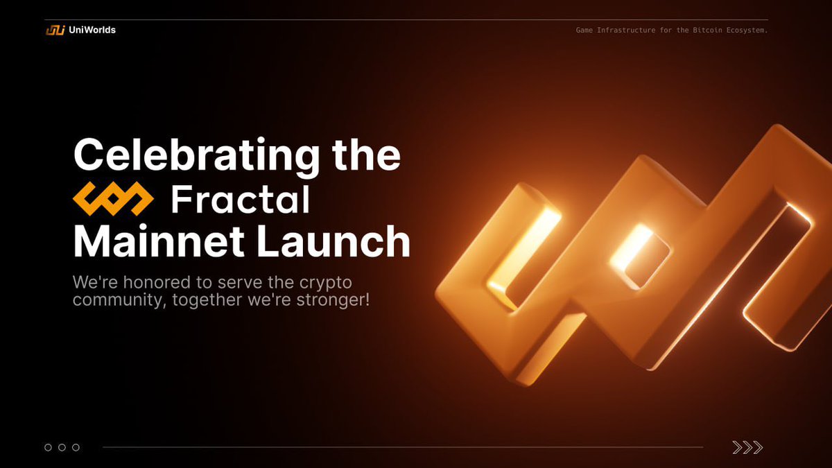 SatWorld (@satworld_io) on Twitter photo Congratulations to <a href="/fractal_bitcoin/">Fractal Bitcoin</a> on their mainnet launch today!
🎉 A huge step forward for Bitcoin scaling. Excited to see the crypto ecosystem grow and evolve. Congratulations to <a href="/fractal_bitcoin/">Fractal Bitcoin</a> on their mainnet launch today!
🎉 A huge step forward for Bitcoin scaling. Excited to see the crypto ecosystem grow and evolve.