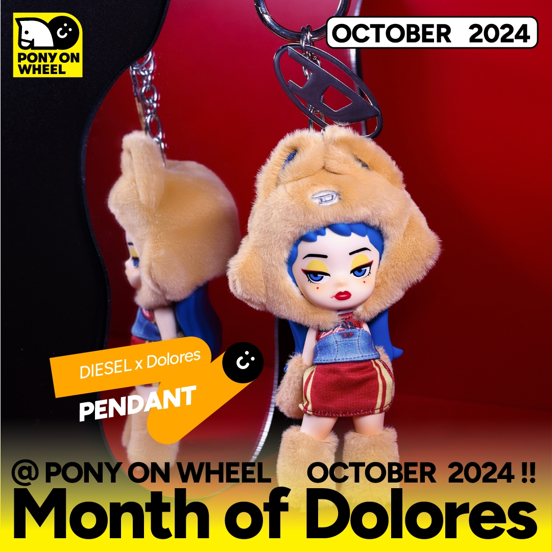 ponyonwheelth's tweet photo. 🔥 The Wait Is Over! 🔥
Get ready for our Dolores latest Collections that everyone is looking forward to ~
❤️ DIESEL X Dolores Blindbox 🖤 and 💎 DIESEL X Dolores Plush Pendant Series ❤️
#ponyonwheelth #ponyonwheel #POWTH #POWSQ1 #dolores #diesel #dieselxdolores #arttoy https://t.co/BL5x7NCUNh