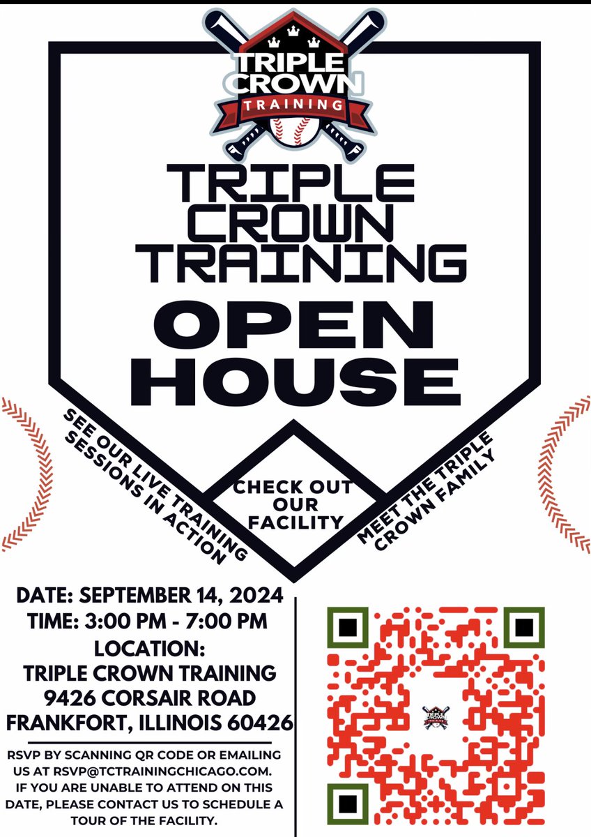 Success in baseball is about how hard you train.  The key is to have a place to train and where your player connects with the instructors… look no further than Triple Crown.  Come next weekend and see for yourself.