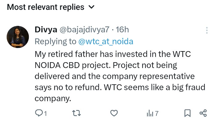 Ongoing issues with WTC Noida #shame #boycottwtcnoida #lootericompany