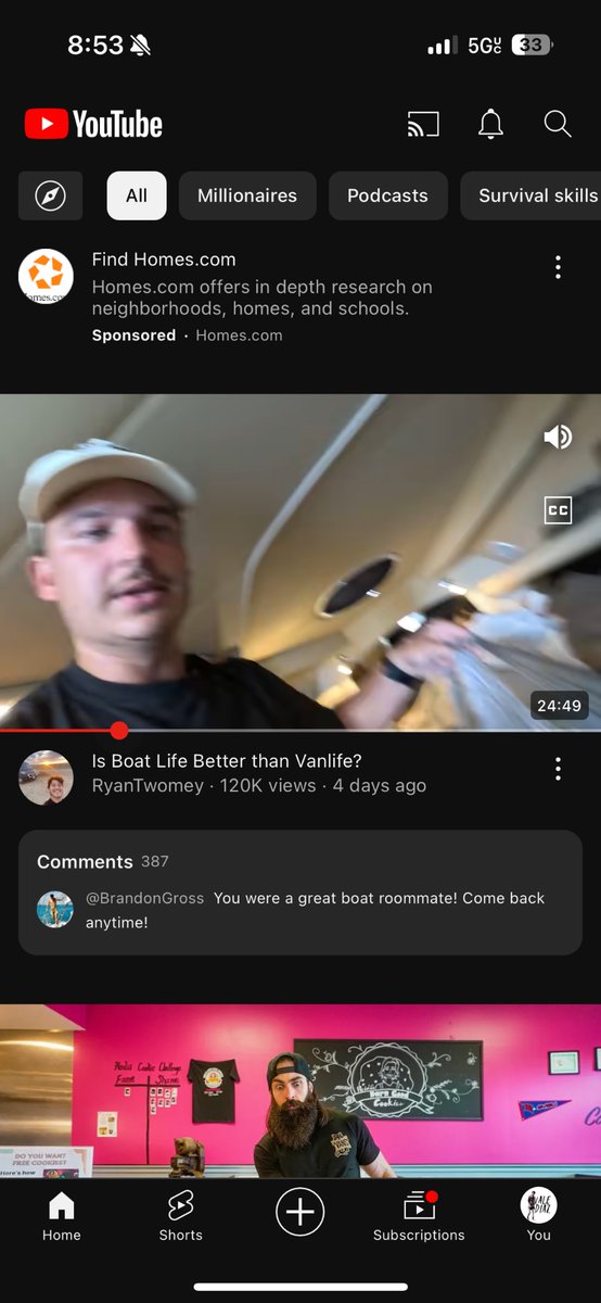Does anybody else find themselves watching YouTube videos from the home screen and not clicking into it just to avoid ads? 

Or just me? 👀