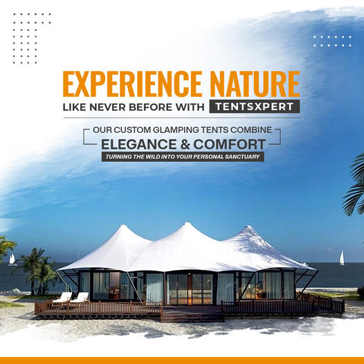 tentsxpert's tweet image. Your outdoor paradise awaits! every glamping tent is a masterpiece, custom-made to match your style and adventure. Let’s create your perfect retreat.

#glamping #retreat #glampingpods #resort #glampinglife #tent #luxurytent #tentsile #prefabricated #tentfactory #tentsxpert