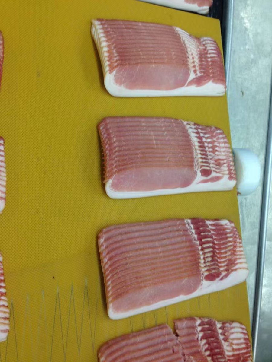 TwinSales's tweet photo. Transglutaminase in bacon,the test from our client is very good. https://t.co/in0aJJ6BXI
