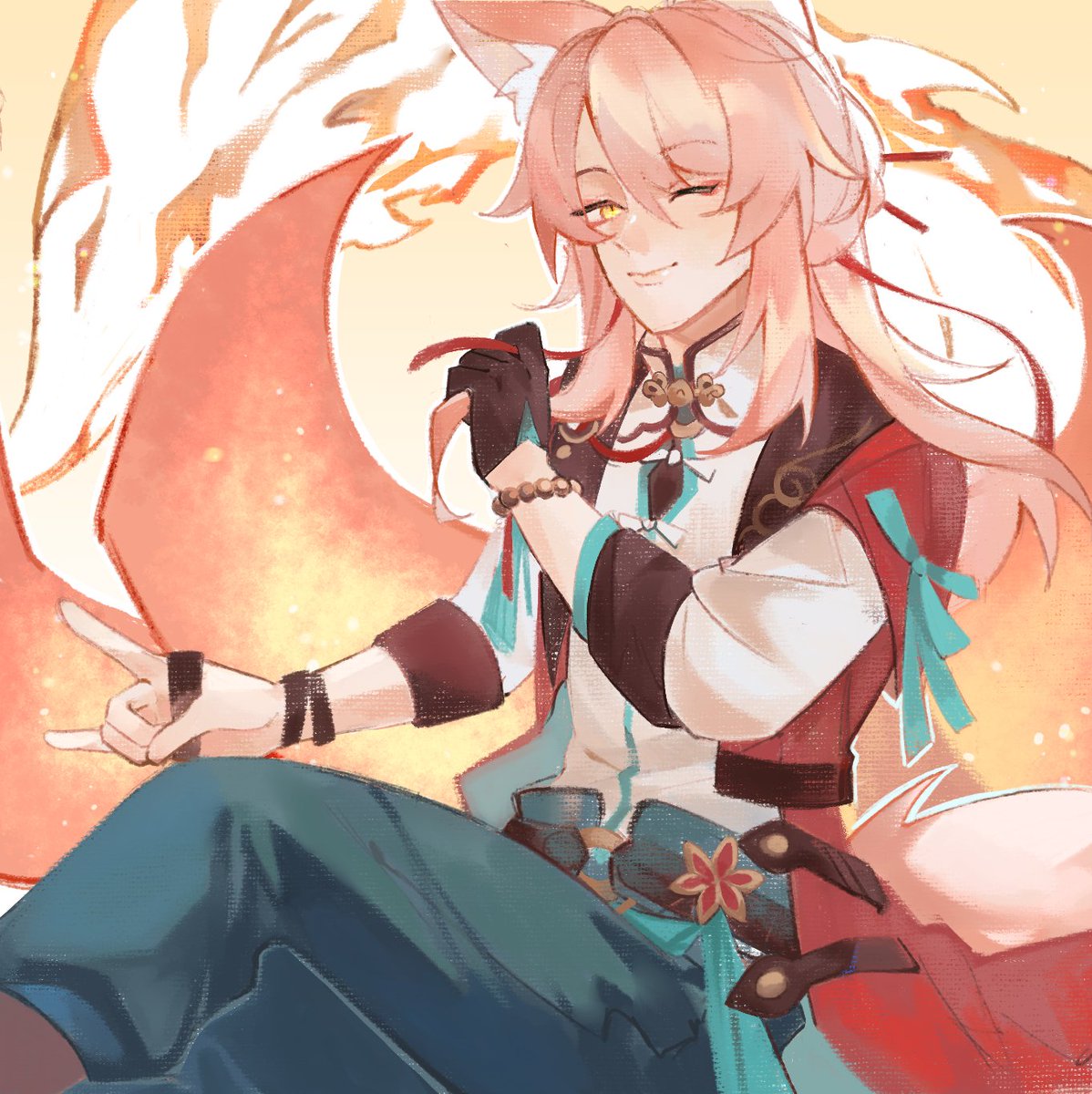 Jiaoqiu with Yae Miko tails 🦊
#Jiaoqiu #HonkaiStarRail