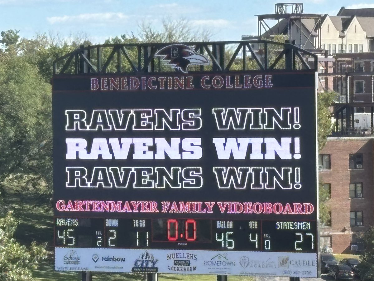 Ryan Garcia (@rcgarcia06) on Twitter photo Thank you <a href="/coach_hauser/">Aaron Hauser</a> and <a href="/JoelOsborn_BC/">Joel Osborn</a> for the invite to the <a href="/RavenFootballBC/">Benedictine Football</a> game! Great win against William Penn! I had a great time meeting coaches, touring the campus, and learning about the program! I also got to see my old teammate <a href="/MaxGerkenPHSFB/">Max Gerken</a>!
<a href="/CoachBigReff/">Dustin Reffitt</a> Thank you <a href="/coach_hauser/">Aaron Hauser</a> and <a href="/JoelOsborn_BC/">Joel Osborn</a> for the invite to the <a href="/RavenFootballBC/">Benedictine Football</a> game! Great win against William Penn! I had a great time meeting coaches, touring the campus, and learning about the program! I also got to see my old teammate <a href="/MaxGerkenPHSFB/">Max Gerken</a>!
<a href="/CoachBigReff/">Dustin Reffitt</a>