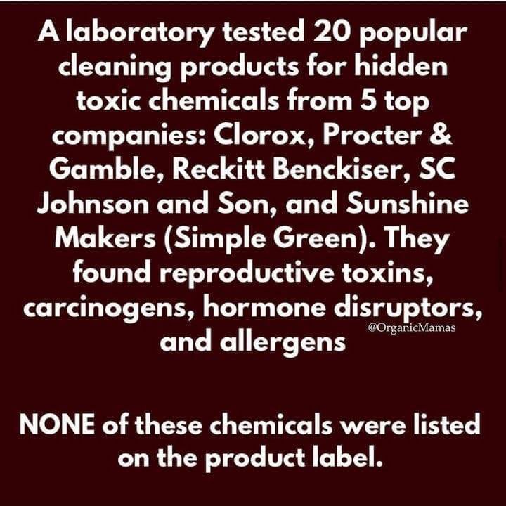 PoisonDeathShot's tweet image. 🫤 More Great News! #Cleaners #Toxins #HormoneDisruptors #Allergens