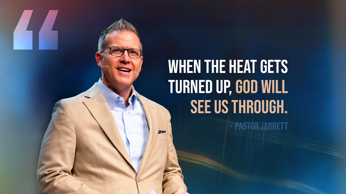 Even in the fire, God is with you.
🔥 | Daniel 3

When the heat gets turned up in life, it’s easy to feel alone. But Shadrach, Meshach, and Abednego remind us: God shows up in the middle of the fire. They didn’t give in or give up, and God delivered them. 🙌

The temptation to