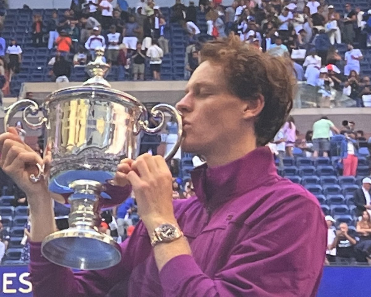 Greg Sharko (@sharkotennis) on Twitter photo World No 1 <a href="/janniksin/">Jannik Sinner</a> celebrates his 2nd #GrandSlam tournament title by capturing his 1st USOpen 🏆. With <a href="/carlosalcaraz/">Carlos Alcaraz</a> winning <a href="/rolandgarros/">Roland-Garros</a>, <a href="/Wimbledon/">Wimbledon</a>, it’s the 1st time since 1993 all 4 majors have been won by players 23 & under in a season. World No 1 <a href="/janniksin/">Jannik Sinner</a> celebrates his 2nd #GrandSlam tournament title by capturing his 1st USOpen 🏆. With <a href="/carlosalcaraz/">Carlos Alcaraz</a> winning <a href="/rolandgarros/">Roland-Garros</a>, <a href="/Wimbledon/">Wimbledon</a>, it’s the 1st time since 1993 all 4 majors have been won by players 23 & under in a season.