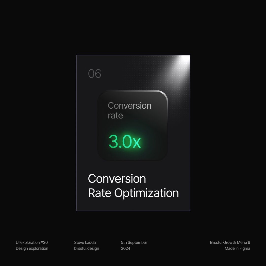 stevelauda_'s tweet image. Blissful Growth website.

06 Menu card.

A closer look.

#buildinpublic #dailydesign