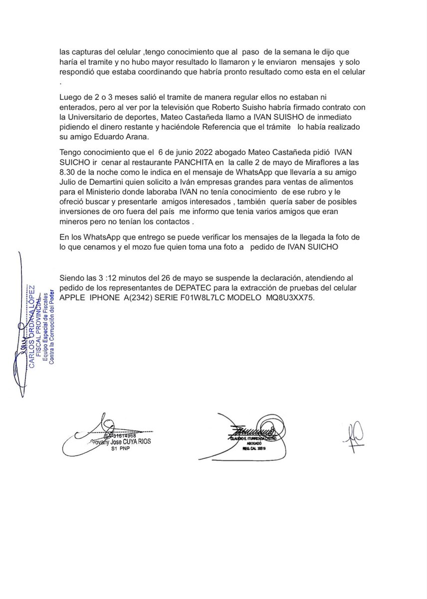 Tenemos información, de fuente confiable, que la fiscal superior provisional Marita Barreto planea negar la existencia del CE-21 EFICCOP. Siendo así, compartimos el documento original que mostramos en <a href="/CcorrienteW/">CONTRACORRIENTE_W</a> en transcripción. Esta es una noticia en desarrollo. <a href="/FiscaliaPeru/">Ministerio Público</a>