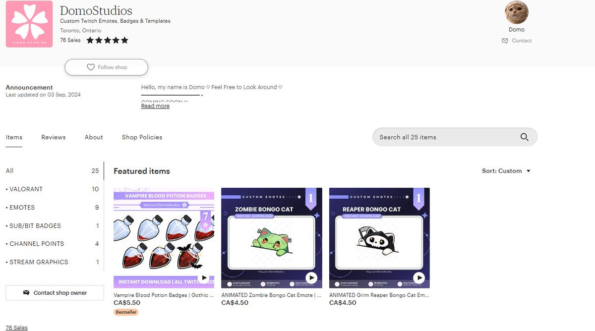 domommomo's tweet photo. YAY! Thank you for my first best-seller badge on Etsy! Last month was my most successful month yet :) https://t.co/5xCJ7UGGpZ