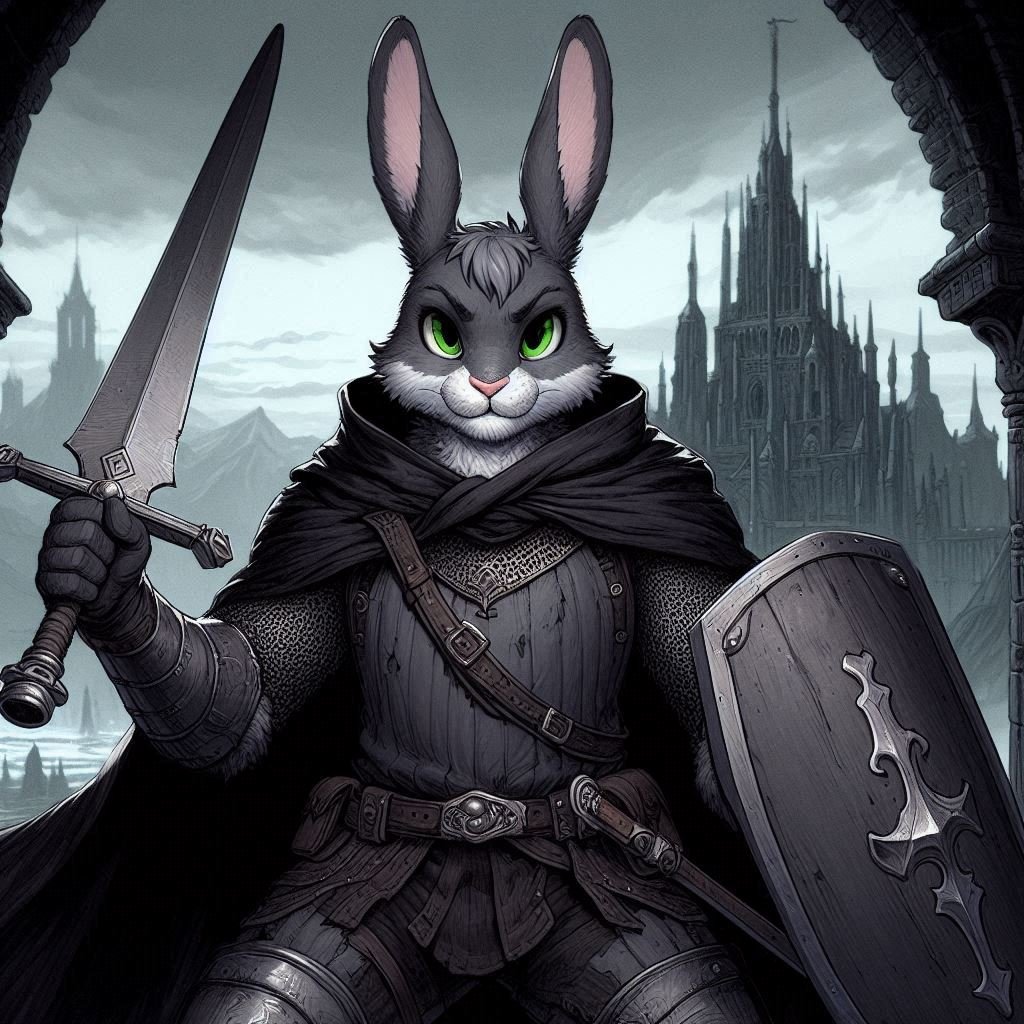 MaverickRockfur's tweet photo. Congrats @Feliciafoxpaws for hitting 2k followers! Yes I run sword and board in the #DarksoulsAI challenge https://t.co/EWIH33FumV