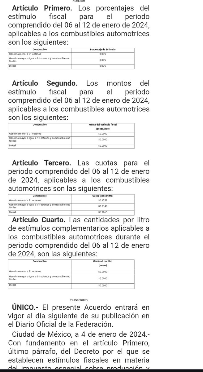 LeVautourSage's tweet photo. ¡Qué "fenómeno López Obrador" ni qué tu chingada madre!

¿Eres tan pendejo que hasta ahorita lo notaste o eres tan mierda que hasta ahora se te hizo buen momento para publicarlo junto con todo el veneno que se te ocurrió?

Desde el año pasado ha habido suspensiones intermitentes a los subsidios en los combustibles fósiles. La gasolina magna y la premium iniciaron el año sin subsidio y así ha sucedido durante todo el año.

Qué poca madre tienes, me cae. Eres peor que pisar descalzo una mierda de perro...

Aquí te dejo los decretos de Enero, Mayo, Agosto y Septiembre 2024 para que compares las diferencias y veas que ha sido igual todo el año. La cuota pesos/litro la siguiente semana será exactamente la misma que hubo en Enero de éste año.

Pinche amarillista de mierda. Nos burlamos del pinche maloliente "Flujitos" y tú estás igual de pendejo desquiciado, nomás causando alarma. Lo dicho: eres una mierda...🖕🏻