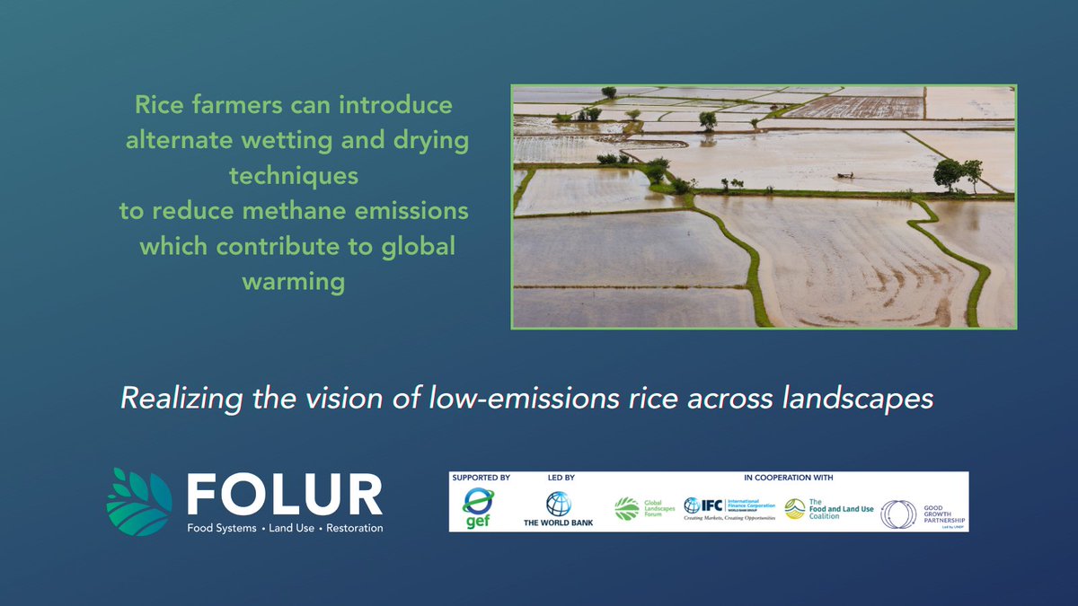 Food Systems, Land Use and Restoration (FOLUR) tweet media