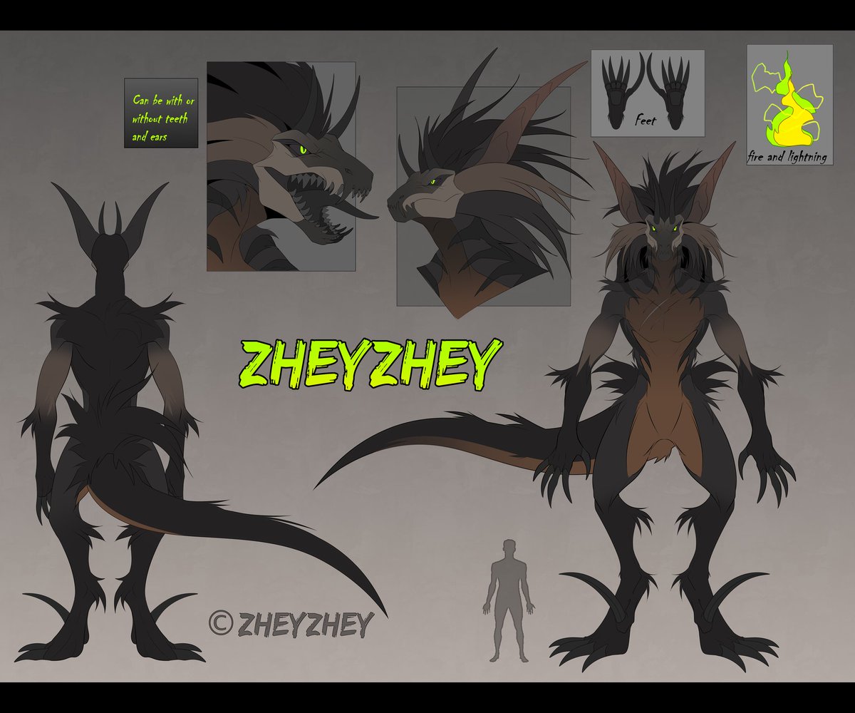 ZheyZheyArts's tweet image. ZHEY ZHEY reference sheet. 

#medibang #dragon #digitalart #art