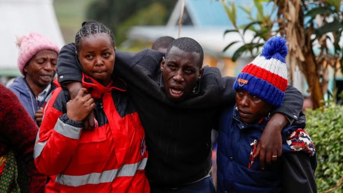 MajimajiKenya's tweet photo. "Bodies burnt beyond recognition" Johansen Oduor Government Pathologist delivered the painful message.

Pole sana to parents of the more than 20 students who lost their lives in the fatal fire at Hillside Endarasha academy in Nyeri. More are still missing... #Brekko https://t.co/fSaQLg4PME