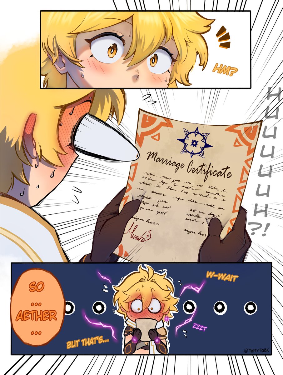 tomytobk's tweet image. Aether x Mavuika comic: Easy Solution

#Aether #Mavuika #GenshinImpact #原神 #Genshin #空 #Natlan #aetherxmavuika #aevuika #mavuither #mavuther