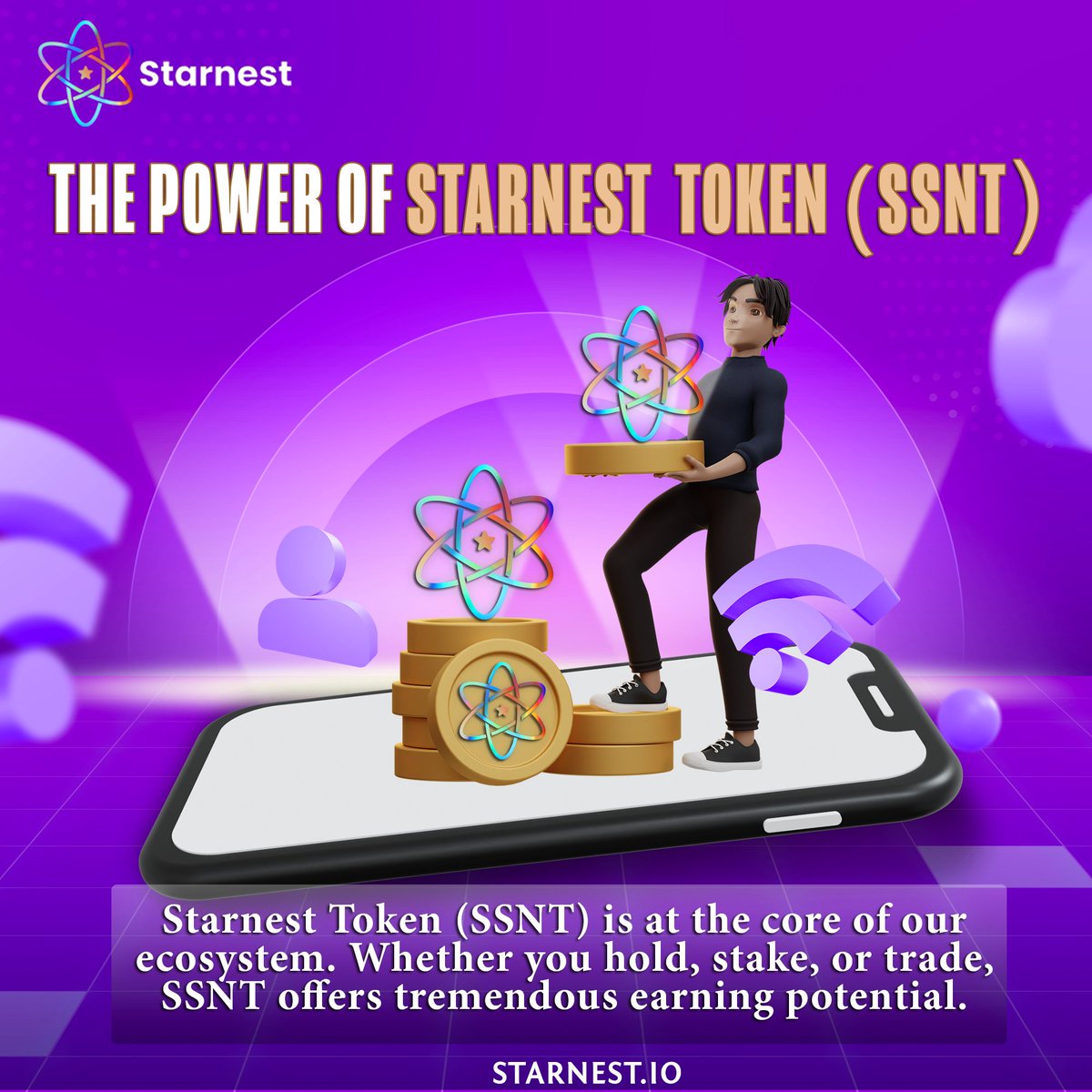 Starnest_io's tweet photo. The Power of Starnest Token (SSNT)👑
Starnest Token (SSNT)is at the core of our ecosystem. Whether you hold, stake, or trade, SSNT offers tremendous earning potential.💰 Don't miss out—get your SSNT tokens and unlock a new future today!🤝
#Starnest #SSNT #CryptoEarnings https://t.co/fYG2j8RXxd