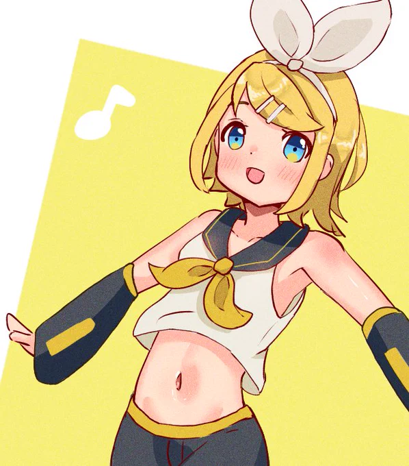 鏡音リンちゃん描きました! 