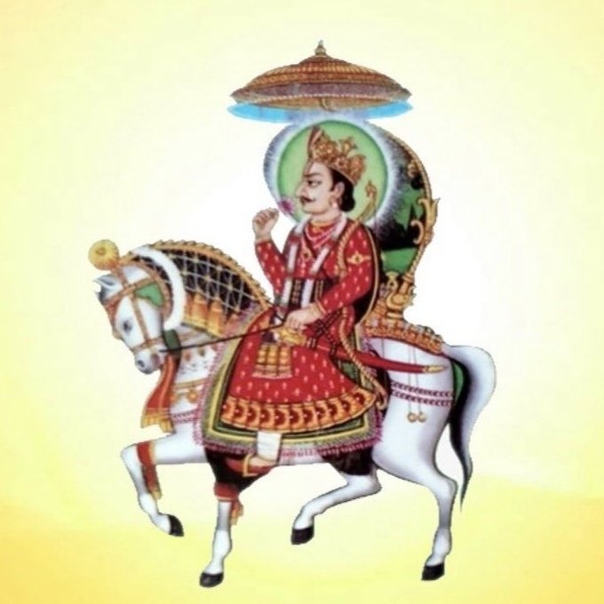 blgurjarbjp's tweet photo. “देवनारायणं देवं, लोकनाथं जगद्गुरुम्।
भक्तानां कृपया नाथं, नमामि जगतां पतिम्॥”

सभी देवभक्तों को #भादवी_छट की हार्दिक शुभकामनाएँ। श्री देवनारायण भगवान की जय..

#BhadviChhat https://t.co/JmGzwe1vqf