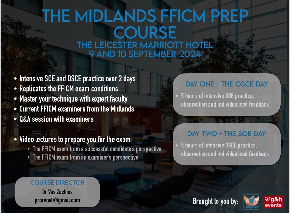 Vasileios Zochios (@vaszochios) on Twitter photo Another Midlands #FFICM course kicks off again today! Thanks to all of our faculty/examiners and delegates for joining. 2 days of intense practice! <a href="/yoda_lau/">Gary Lau</a> <a href="/cardiacACCP/">ℍ𝕒𝕟𝕟𝕒𝕙 ℂ𝕠𝕟𝕨𝕒𝕪</a> <a href="/HannaJumma/">Sameer Hanna-Jumma</a> <a href="/drhaty/">Hakeem Yusuff</a> <a href="/ClRichar/">Carla Richardson</a> <a href="/richp78/">Richard Porter</a> Another Midlands #FFICM course kicks off again today! Thanks to all of our faculty/examiners and delegates for joining. 2 days of intense practice! <a href="/yoda_lau/">Gary Lau</a> <a href="/cardiacACCP/">ℍ𝕒𝕟𝕟𝕒𝕙 ℂ𝕠𝕟𝕨𝕒𝕪</a> <a href="/HannaJumma/">Sameer Hanna-Jumma</a> <a href="/drhaty/">Hakeem Yusuff</a> <a href="/ClRichar/">Carla Richardson</a> <a href="/richp78/">Richard Porter</a>