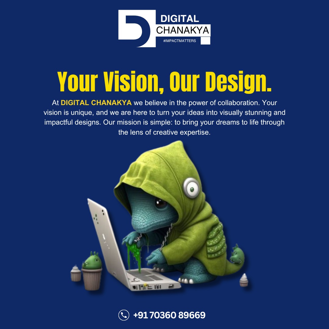 Digchanakya's tweet image. 🌟 Your Vision, Our Design 🌟

Transform your ideas into reality with Digital Chanakya! 💡✨

#DigitalChanakya #YourVisionOurDesign #DigitalSolutions #InnovateAndInspire #CreativeDesign #TechSavvy #DigitalMarketing #WebDesign #GraphicDesign #BusinessGrowth #FutureForward