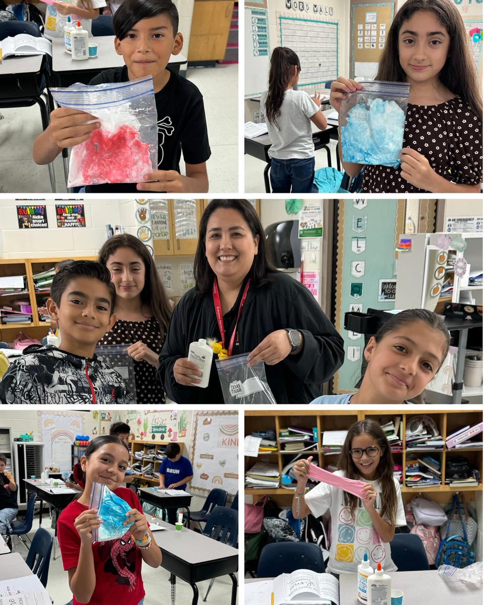 Our 5th graders had a fantastic time with their science teachers learning how to make slime using different ingredients!  They used their science journals to take notes on the properties of slime.  While making slime is entertaining, it’s also a valuable science lesson!