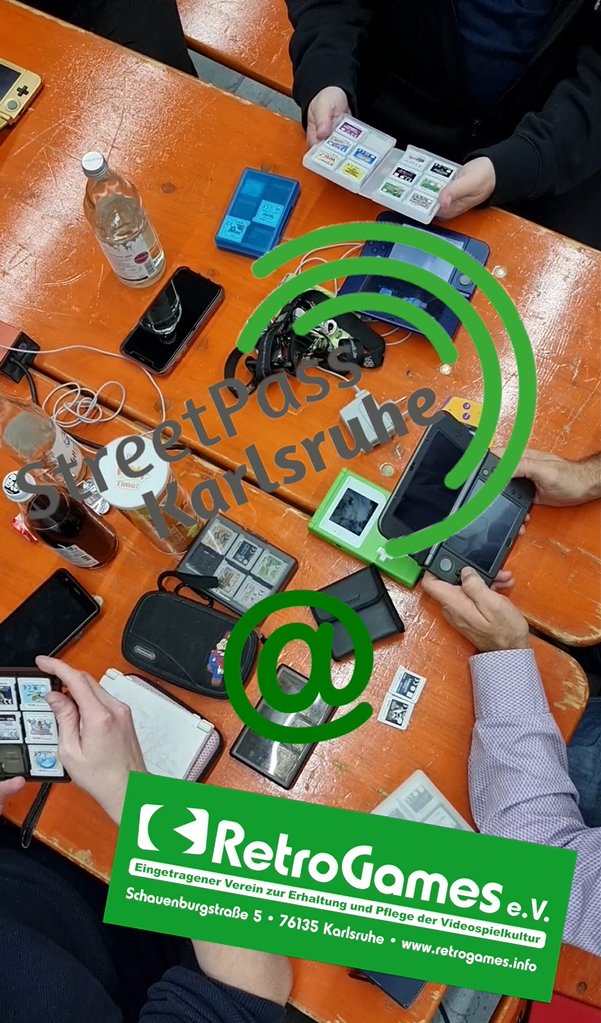 Sonntag, 06.10.2024 ab 14:00 Uhr findet das 20. StreetPass-Treffen bei uns statt!