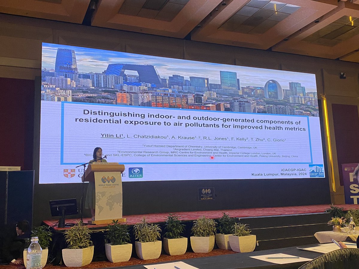 Great talks from 2 ECRs in this morning session on #airquality. Well done to all presenters and session chairs for navigating the usual 1st day technical difficulties!