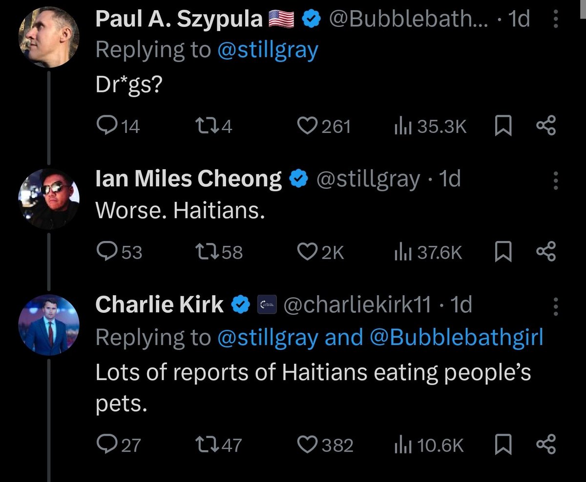 I keep seeing people claim that this woman who ate a cat is a Haitian migrant. But this is FALSE.

I found her voter registration information, meaning that she's an American who happens to be black,  not a recent Haitian immigrant.

Yet people jumped to blame and insult Haitians.