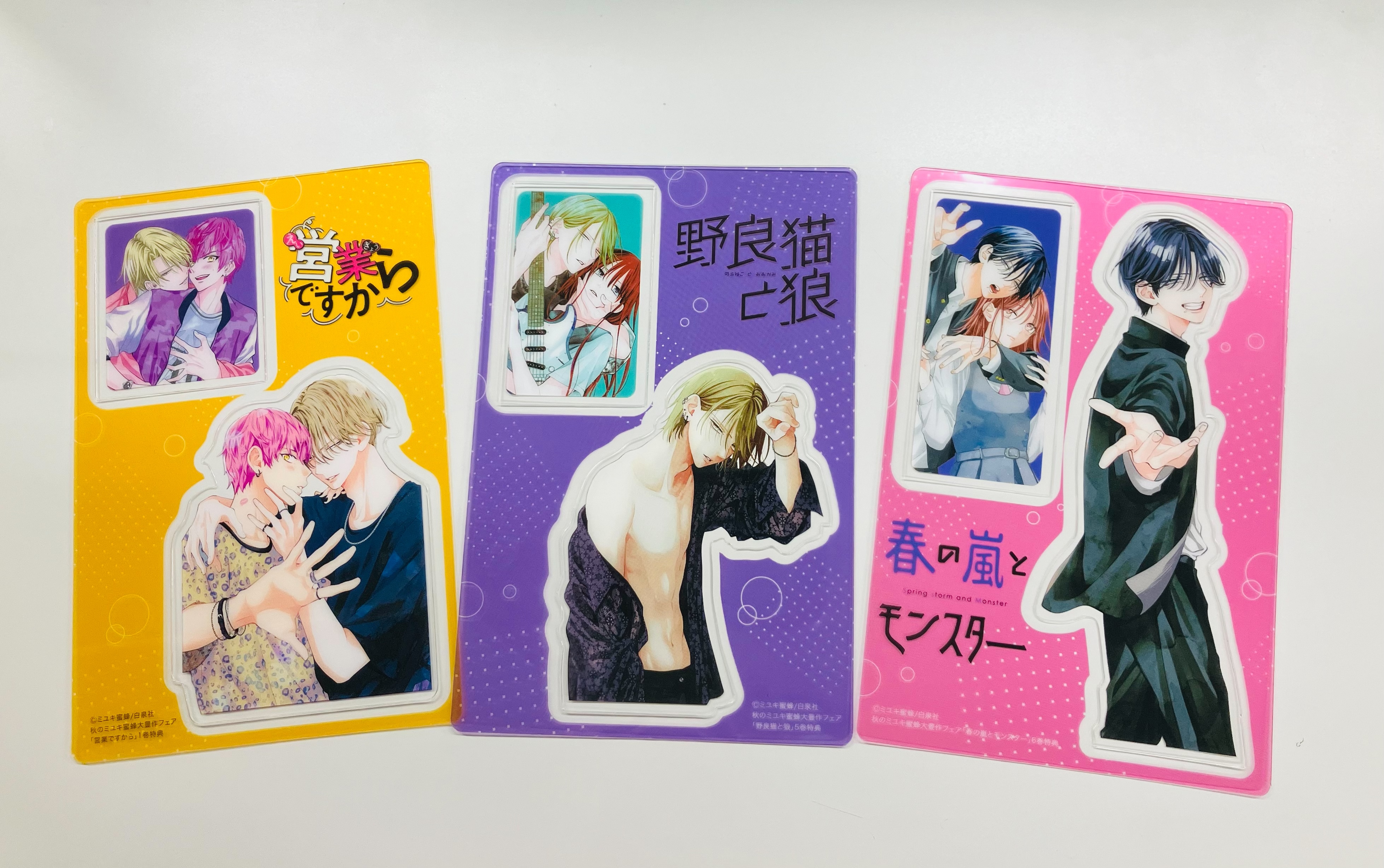 花とゆめコミックス「春の嵐とモンスター」6巻＆「野良猫と狼」5